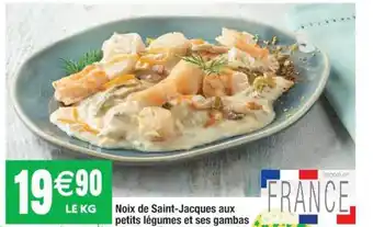 Cora x Carrefour Noix De Saint-jacques Aux Petits Légumes Et Ses Gambas offre