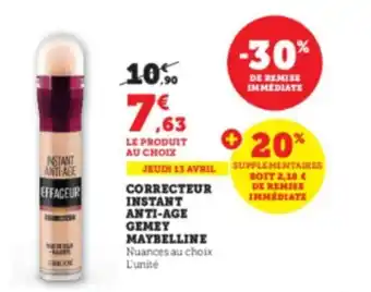 Correcteur instant anti-age gemey maybelline
