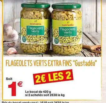 Flageolets Verts Extra Fins 