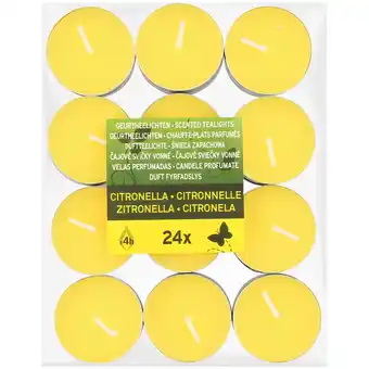 Action Bougies chauffe-plats parfumées citronnelle offre