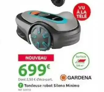 Mr Bricolage Tondeuse Robot Sileno Minimo Gardena offre