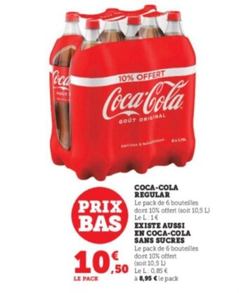 Super U Coca-Cola Regular offre