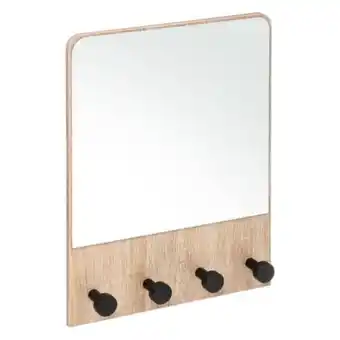 3s. x home - patère miroir en bois - dressing et rangement design