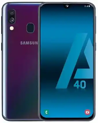 Amazon Samsung galaxy a40 - smartphone portable débloqué 4g (ecran: 5, 9 pouces - 64 go - double nano-sim - android) - noir - ver... offre