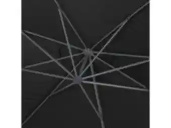 E.Leclerc Brico Parasol jardin déporté alu sun 4 - rectangle - 3 x 4 m - noir - dalles à lestées incluses offre