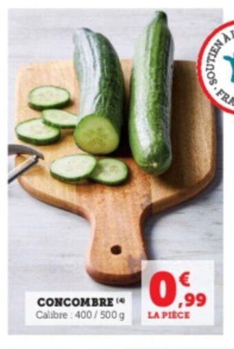 Super U Concombre offre