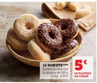 Super U 12 Donuts offre