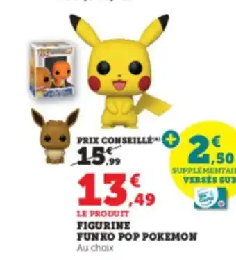 Super U Figurine Funko Pop Pokemon offre