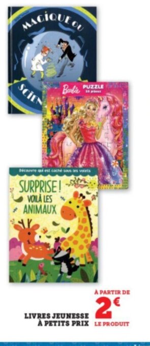 Super U Livres Jeunesse A Petits Prix offre