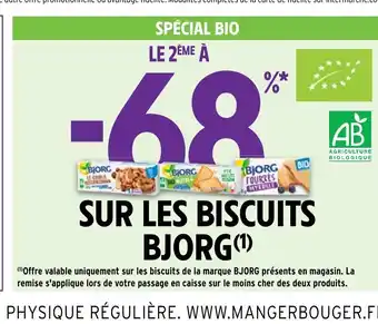 Intermarché Sur Les Biscuits Bjorg offre