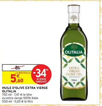 Intermarché Huile D'Olive Extra Vierge Olitalia offre