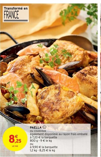 Intermarché Paella offre