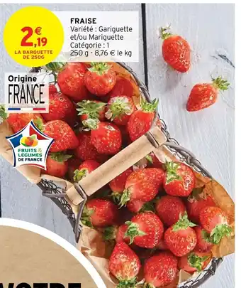 Intermarché Fraise offre