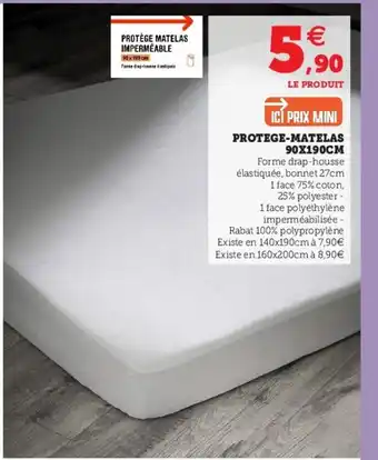 Protege-Matelas 90x190cm