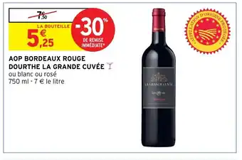 Intermarché AOP Bordeaux Rouge Dourthe La Grande Cuvée offre