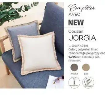 La Foir'Fouille Coussin Jorgia offre