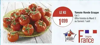Casino Supermarchés Tomate Ronde Grappe offre