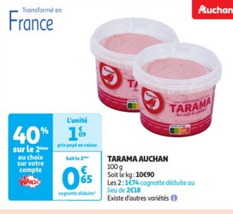 Auchan Tarama auchan offre
