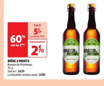 Auchan Biere 3 monts offre