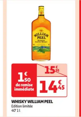 Auchan Whisky william peel offre