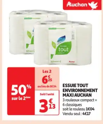 Auchan Essuie tout environnement maxi auchan offre