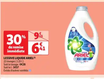 Lessive liquide ariel