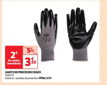 Auchan Gants de precision cogex offre