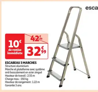 Escabeau 3 marches