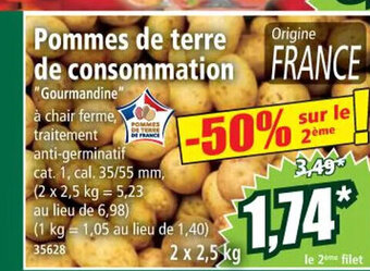 Norma Pommes de terre de consommation offre