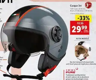 Lidl Crivit casque jet offre