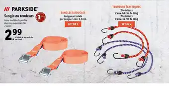 Lidl Parkside sangle ou tendeurs offre