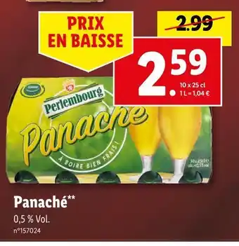 Lidl Perlembourg panaché offre