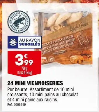 ALDI 24 mini viennoiseries offre