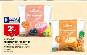 ALDI All seasons fruits pour smoothie offre