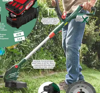 Lidl Parkside coupe-bordures sans fil ni batterie ni chargeur offre