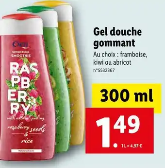 Lidl Cien gel douche gommant offre