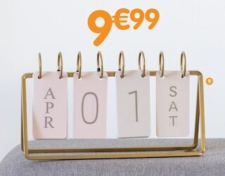 b&m Calendrier perpetuel offre