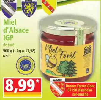 Norma Miel d'alsace IGP offre