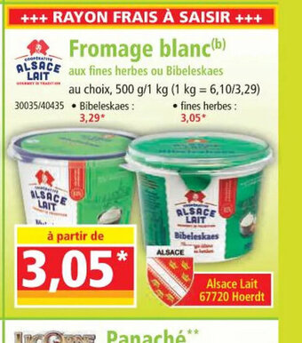 Norma Fromage blanc offre
