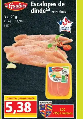 Norma Escalopes de dinde offre