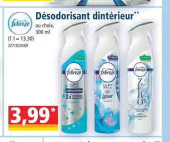 Norma Desodorisant dinterieur offre