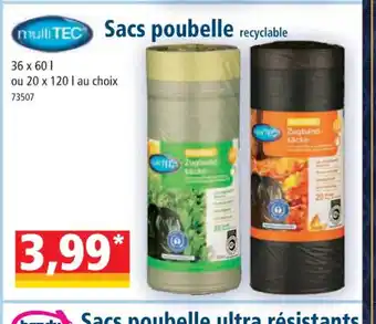 Norma Sacs poubelle offre