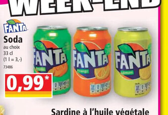 Norma Fanta soda offre
