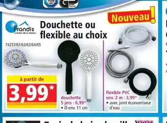 Norma Douchette ou flexible au choix offre