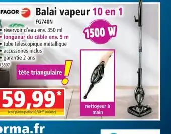 Balai vapeur