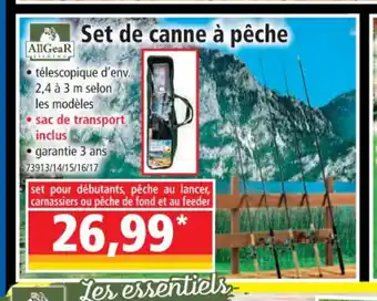 Norma Set de canne a peche offre