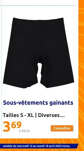Action Sous-Vetements Gainats- Tailles ss-xl | Diverses.... offre