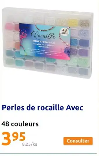 Action Perles De Rocaille Avec 48 Couleurs offre