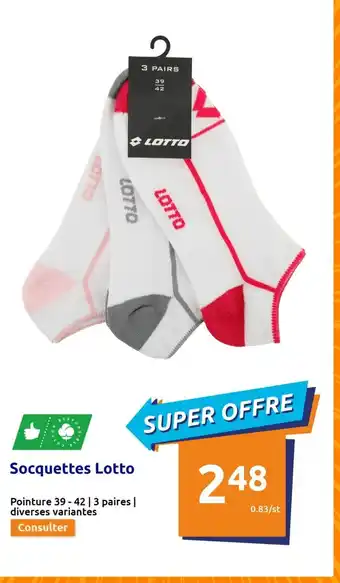 Action Socquettes Lotto offre