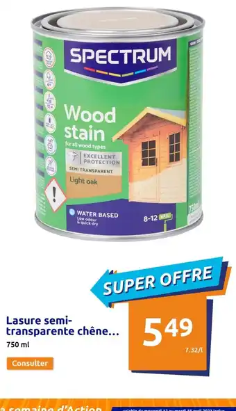 Action Lasure Sem-Transparente Chene... offre